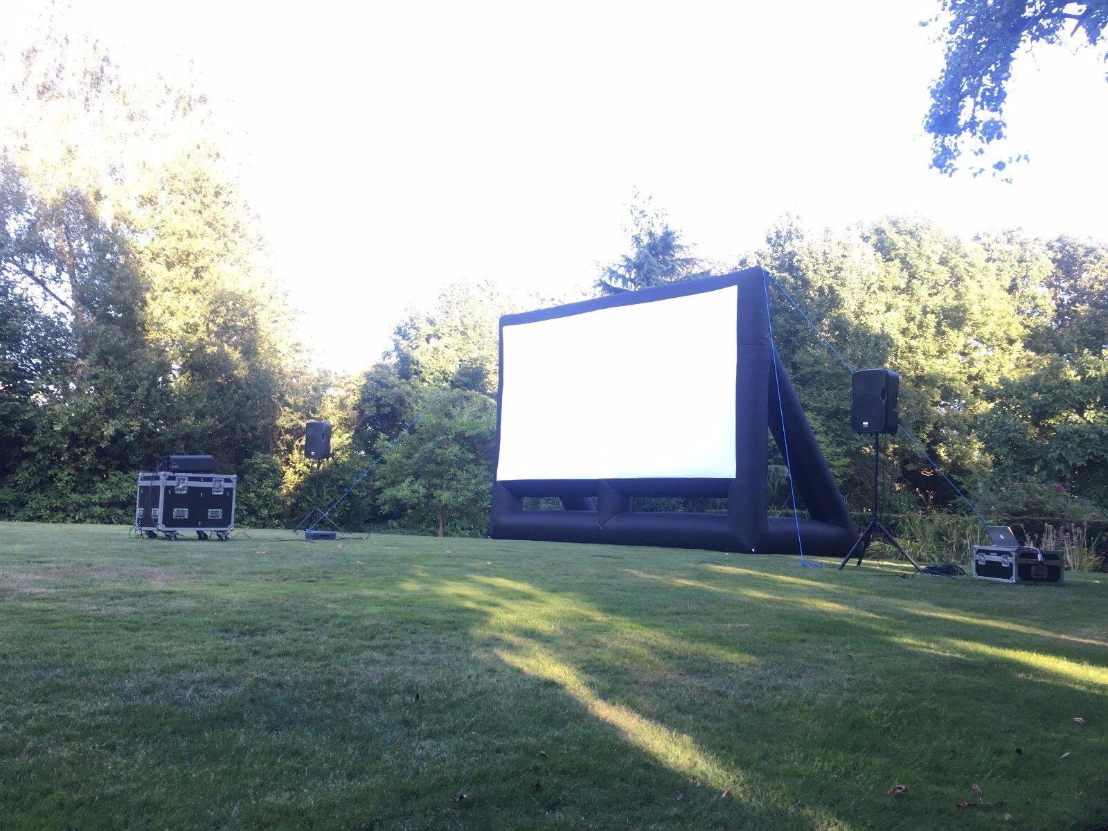 Pop Up Cinema Hire's large outdoor screen